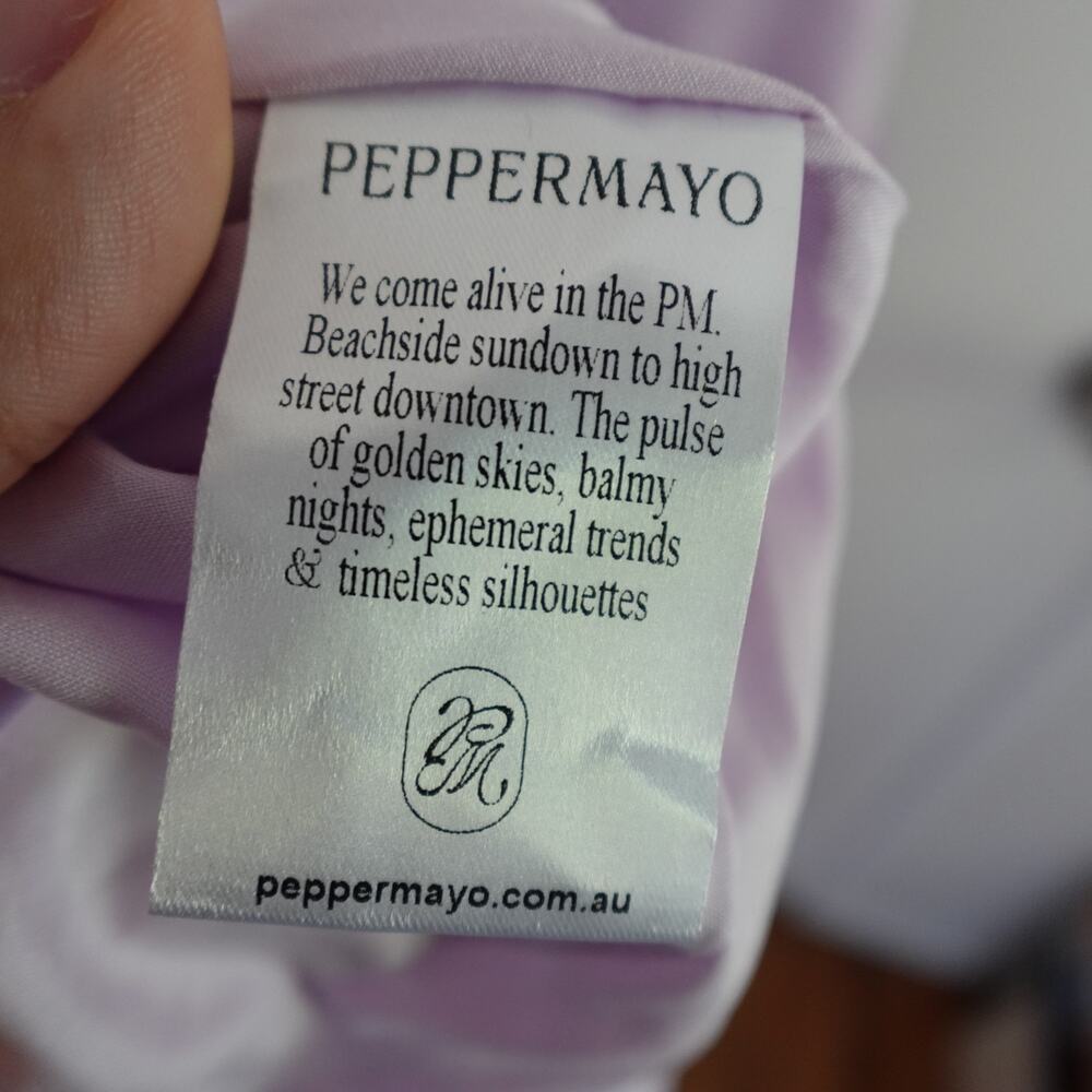 Peppermayo Jacinda Drop Waist Maxi Dress Lavender 4 Wedding Guest Cottagecore - Picture 11 of 16